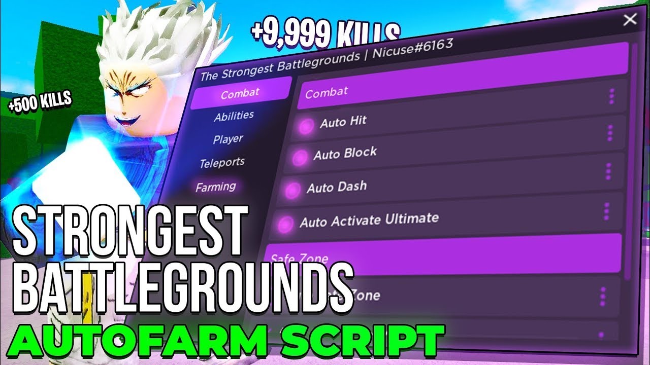 The Strongest Battlegrounds Script - AutoFarm, AutoAttack