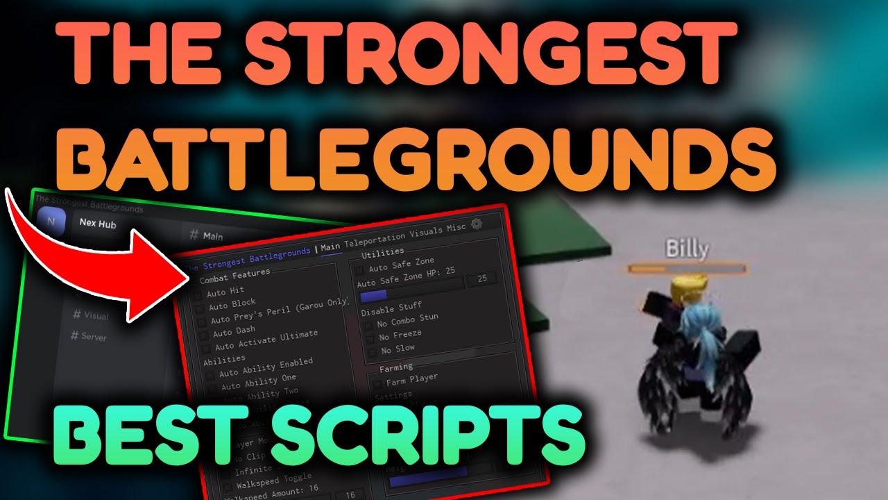 The Strongest Battlegrounds best Scripts