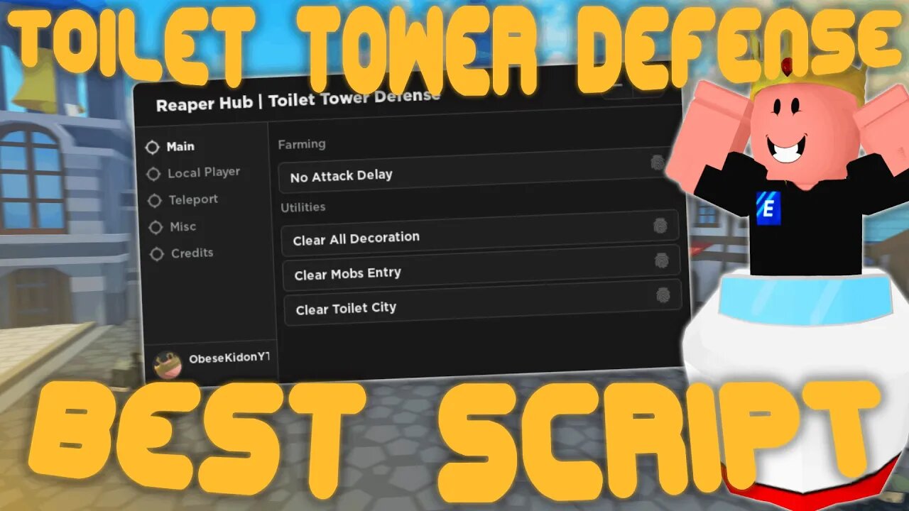 toilet tower defense script